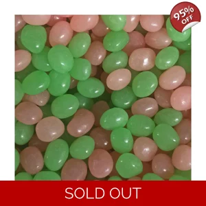 Sour Patch Kids Watermelon Green and Pink Sticky Jelly Beans